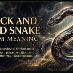 Black and gold snake dream meaning