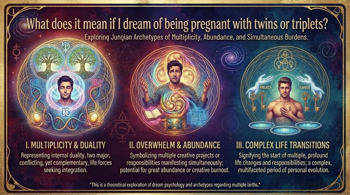What does it mean if I dream of being pregnant with twins or triplets